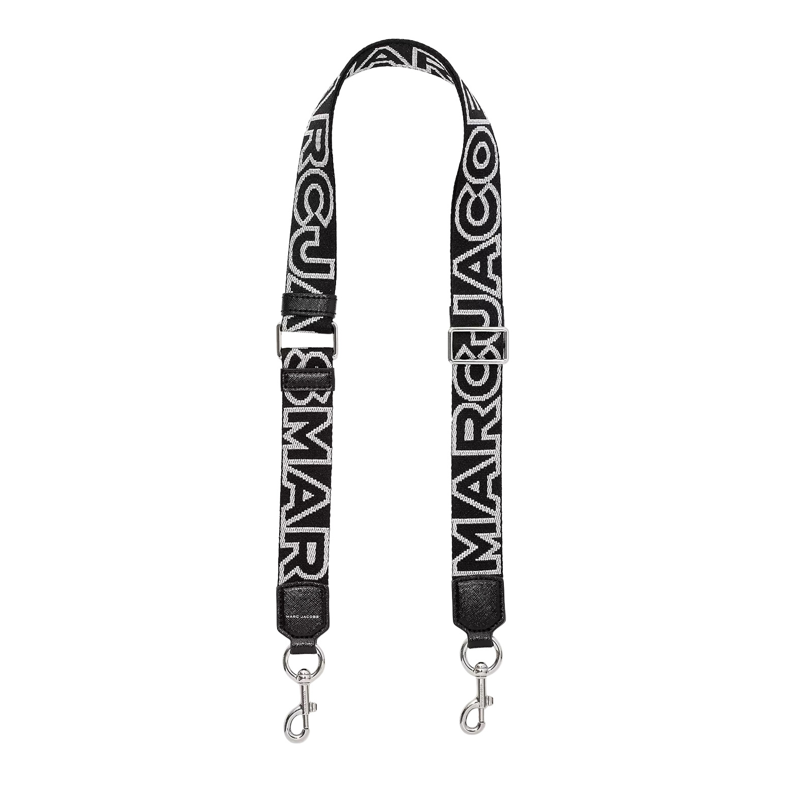 MARC JACOBS The Thin Outline Logo Webbing Strap